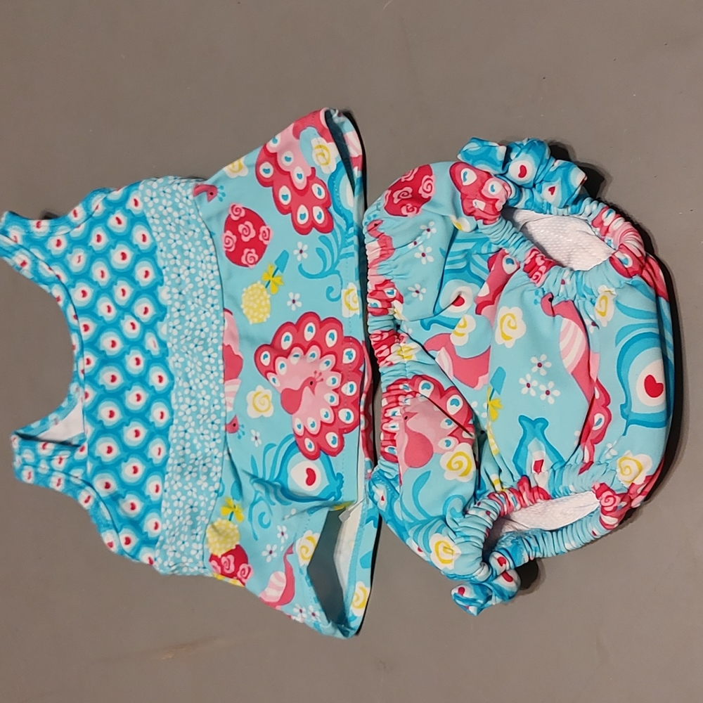Baby peacock tankini